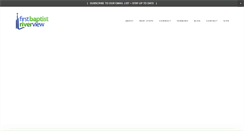 Desktop Screenshot of fbcriverview.org
