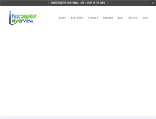 Tablet Screenshot of fbcriverview.org